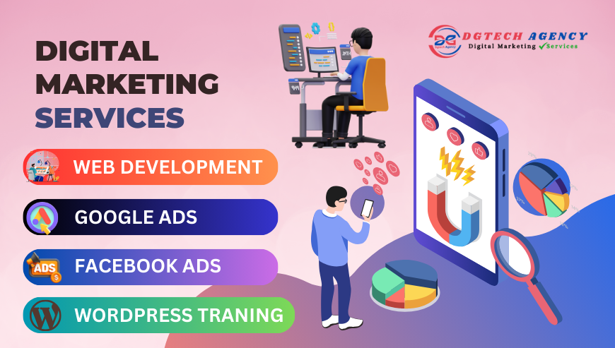 Digital Marketing Services ( Web designing, Google ads, Facebook Ads and WordPress Traning )